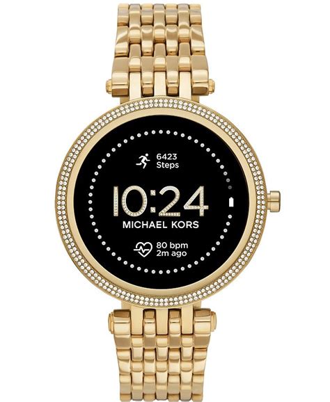 michael kors darci gold tone watch|Michael Kors smartwatch gen 5.